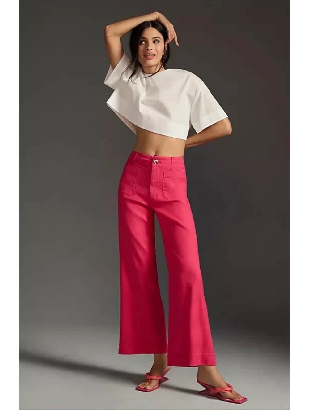 Maeve "The Colette" Wide-Leg Pants from Anthropologie sz 28